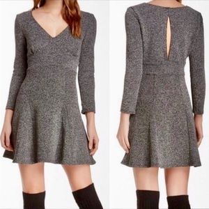 Free People Heartstopper Fit Flare V-Neck‎ Dress EUC SZ M